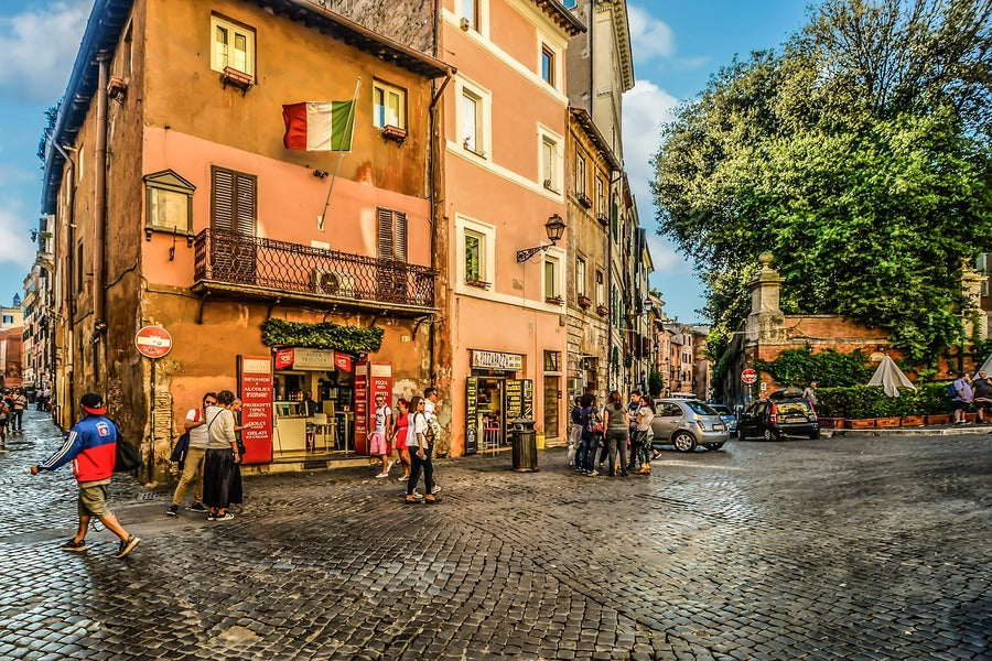Trastevere Rome Photograph Print 100% Australian Made