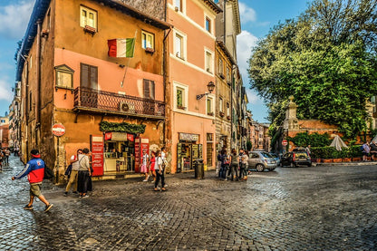 Trastevere Rome Photograph Print 100% Australian Made