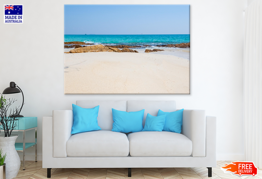 Rock On Sea Aerial View Photograph Print 100% Australian Made