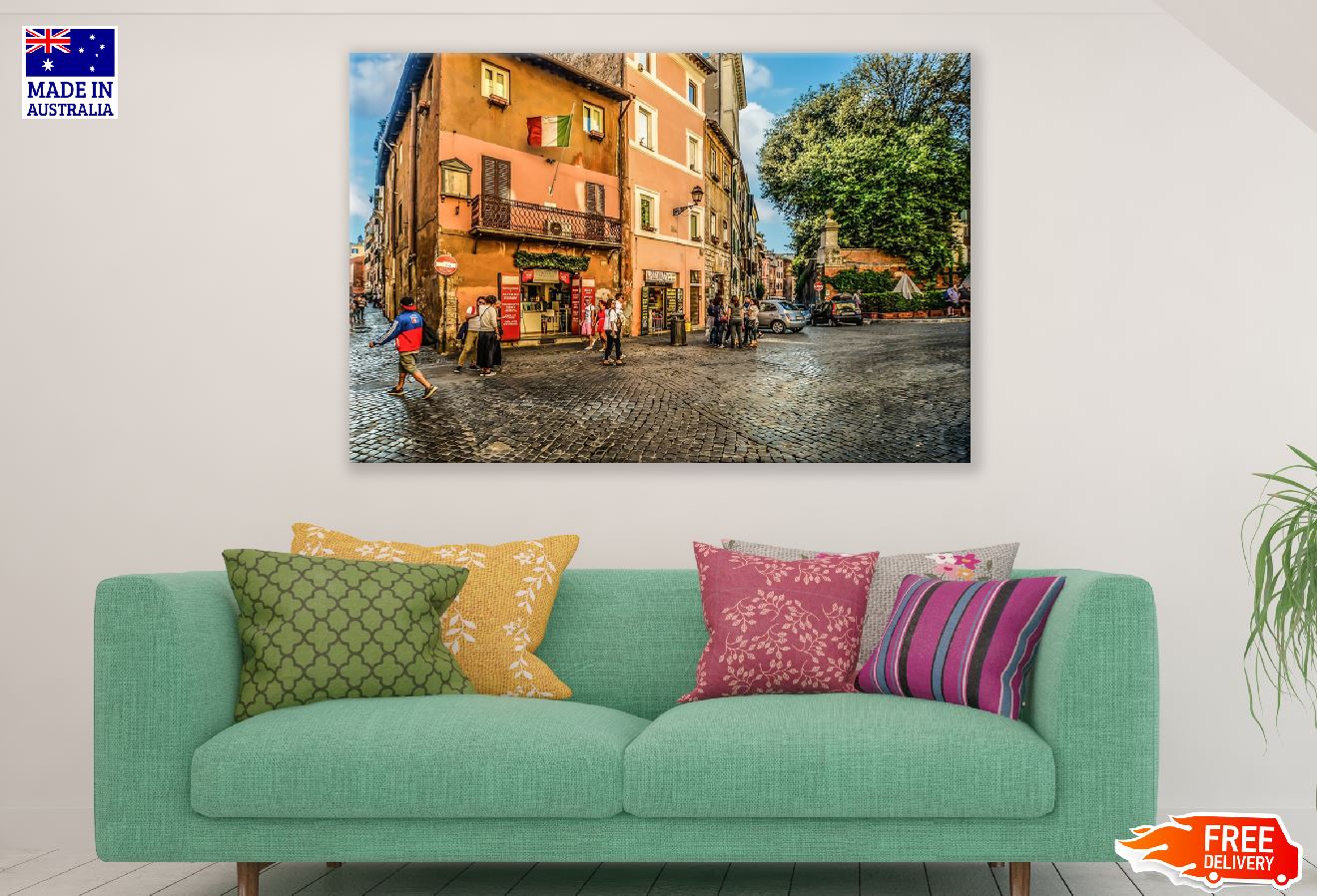 Trastevere Rome Photograph Print 100% Australian Made