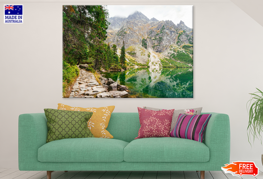 Nature Forest River & Mountain View Photograph Print 100% Australian Made