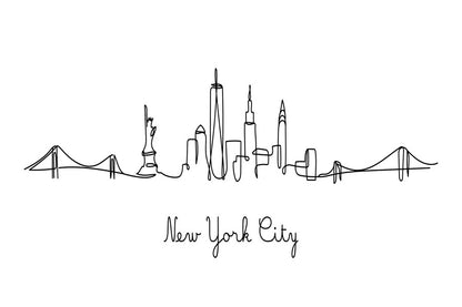 New york City Vector Design Print 100% Australian Made