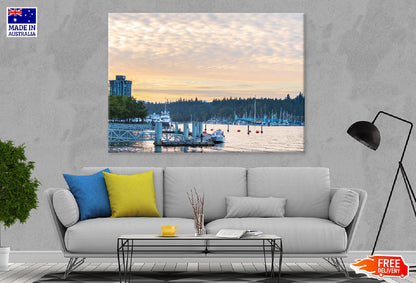 Vancouver Beyond the Skyline View Photograph Print 100% Australian Made