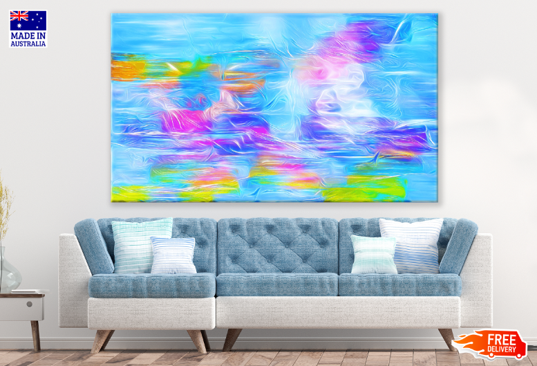 Colorful Abstract Design Print 100% Australian Made