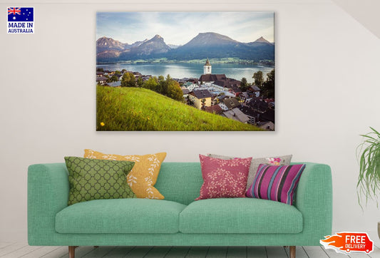 St. Wolfgang & Mountains Austria Print 100% Australian Made