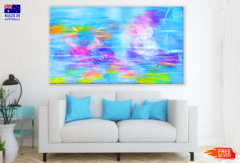 Colorful Abstract Design Print 100% Australian Made