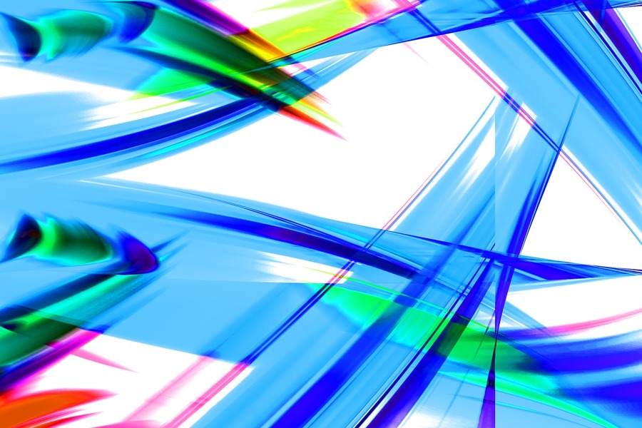 Colorful Lines Digital Abstract Design Print 100% Australian Made