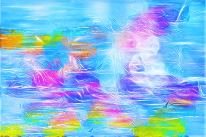 Colorful Abstract Design Print 100% Australian Made