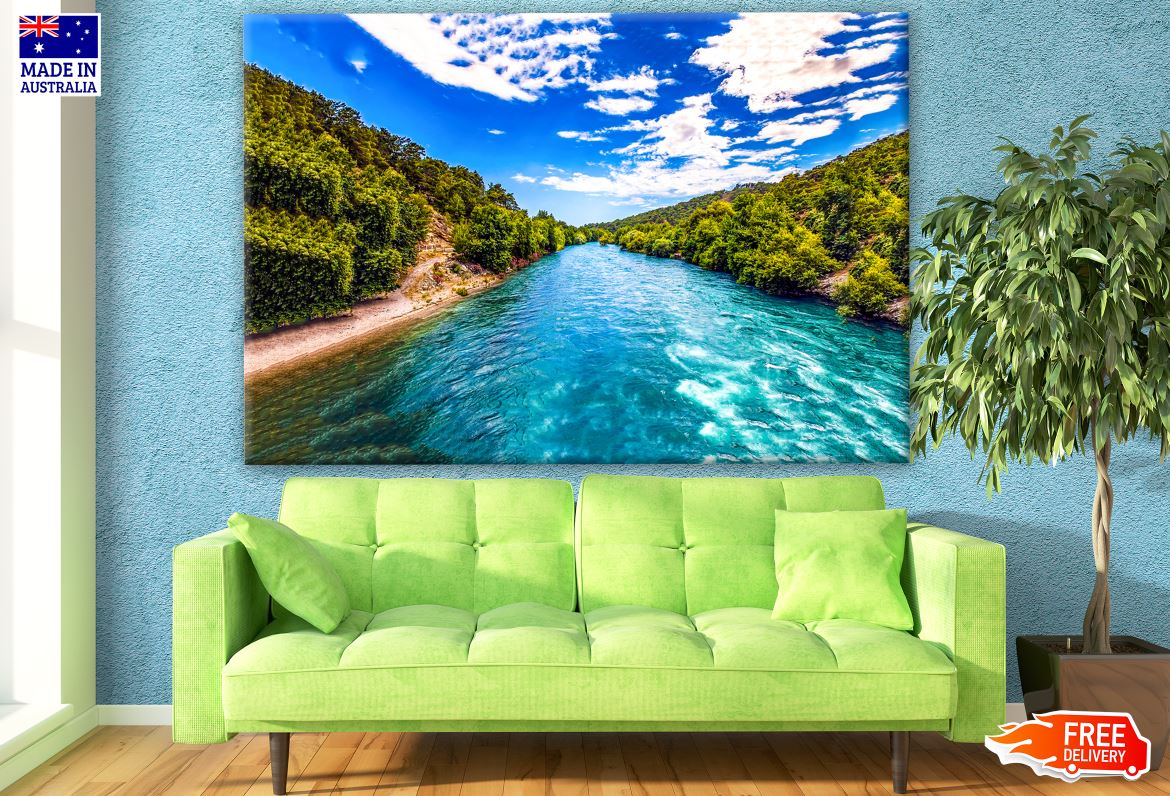 Lake Between Mountains Photograph Print 100% Australian Made