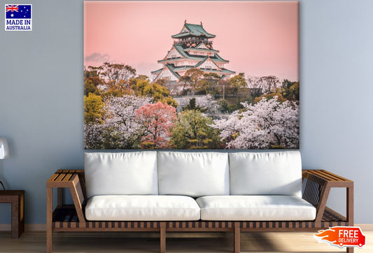 House & Blossom Tree View Photograph Print 100% Australian Made