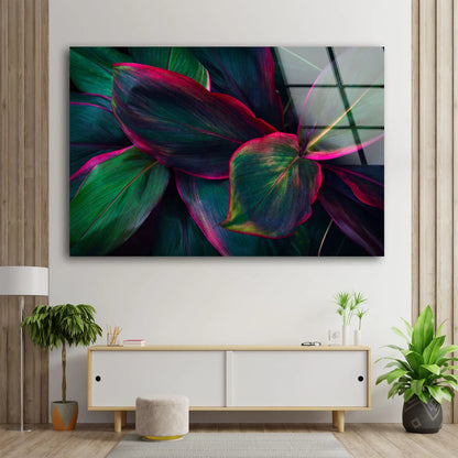 Leaves Closeup Photograph Acrylic Glass Print Tempered Glass Wall Art 100% Made in Australia Ready to Hang