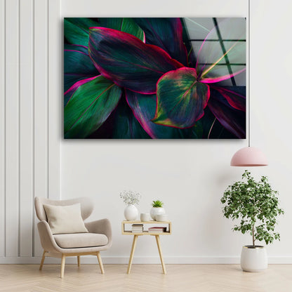 Leaves Closeup Photograph Acrylic Glass Print Tempered Glass Wall Art 100% Made in Australia Ready to Hang