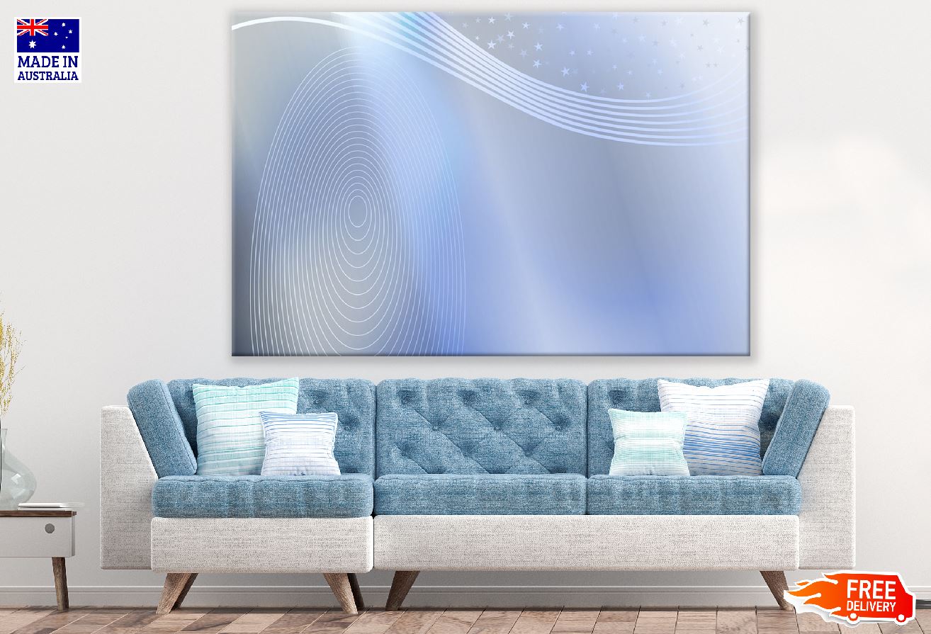 Grey Color Lines Digital Abstract Design Print 100% Australian Made
