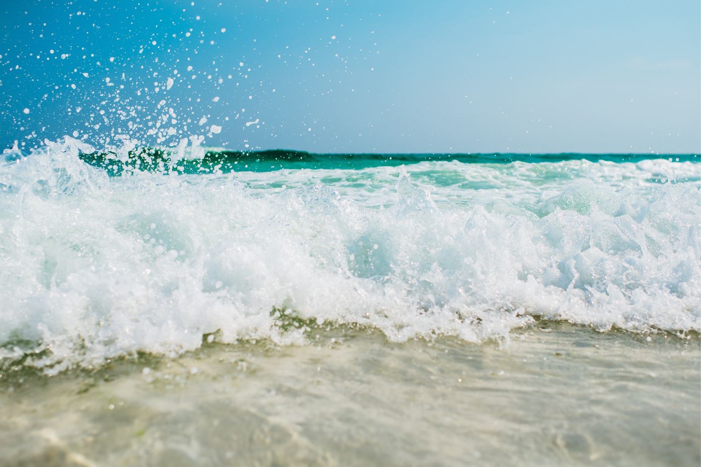Sea Waves Crashing Photograph Home Decor Premium Quality Poster Print Choose Your Sizes