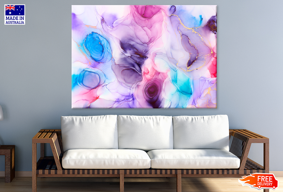 Colorful Abstract Design Print 100% Australian Made