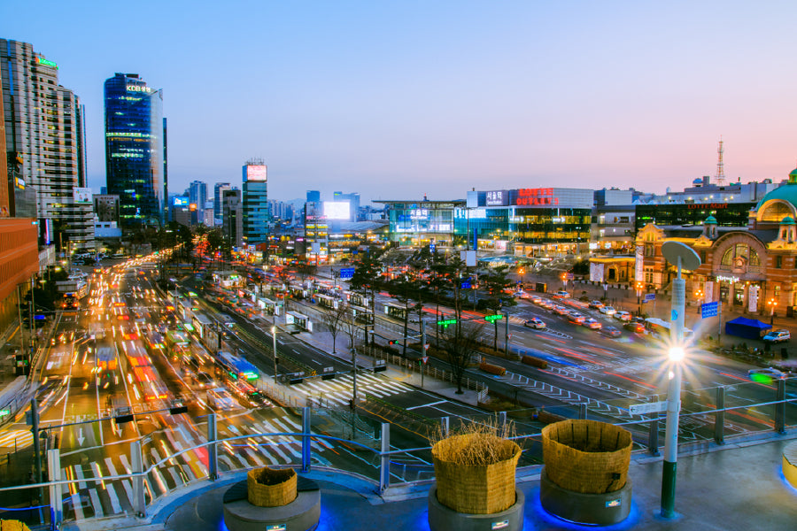 Seoul Railway Station Photograph South Korea Print 100% Australian Made