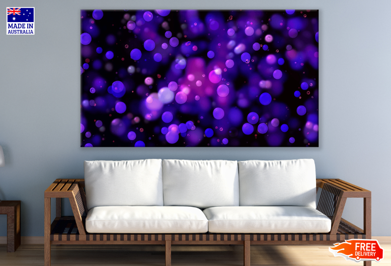 Purple Abstract Design Print 100% Australian Made