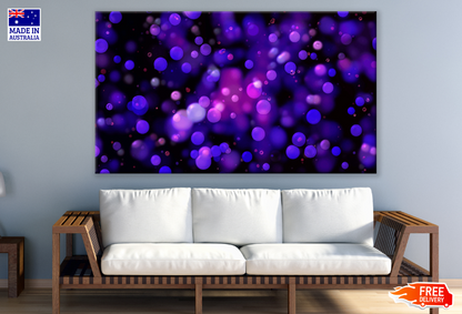 Purple Abstract Design Print 100% Australian Made