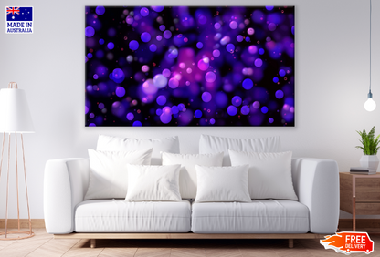 Purple Abstract Design Print 100% Australian Made