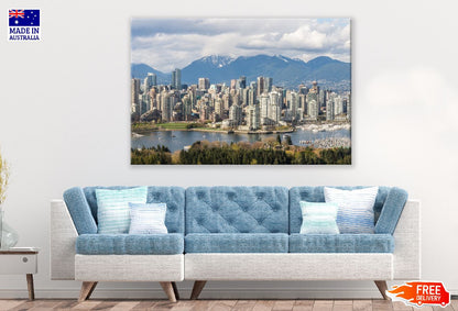Vancouver City Canada Skyline Photograph Print 100% Australian Made