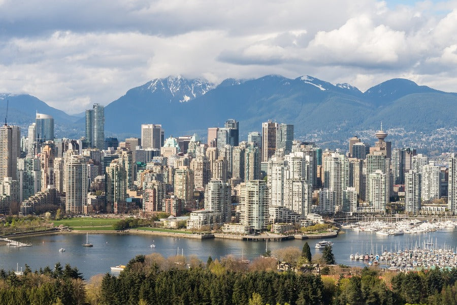 Vancouver City Canada Skyline Photograph Print 100% Australian Made
