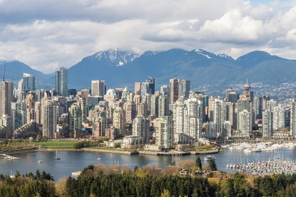 Vancouver City Canada Skyline Photograph Print 100% Australian Made