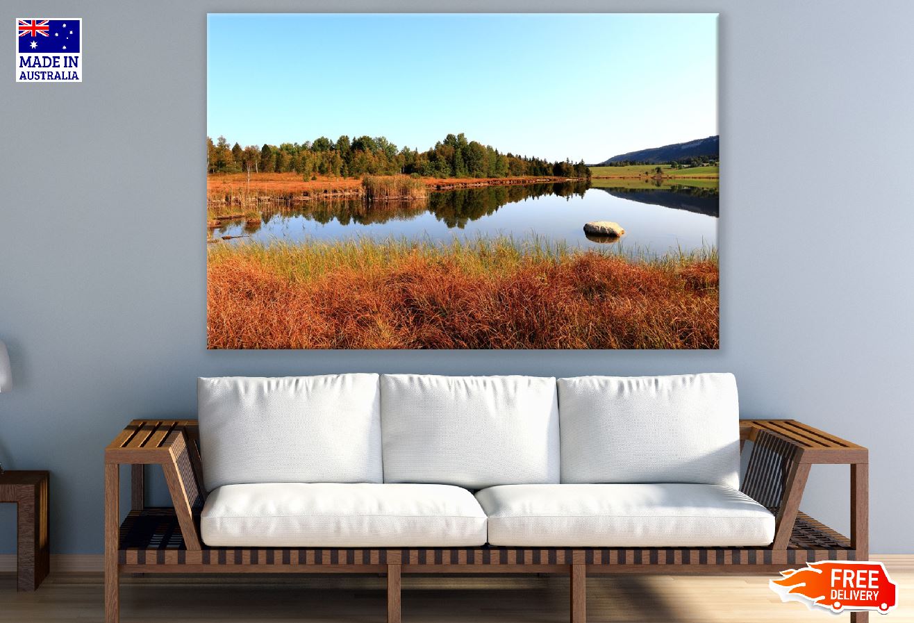 Autumn Alemoor Loch & Lake Photograph Print 100% Australian Made