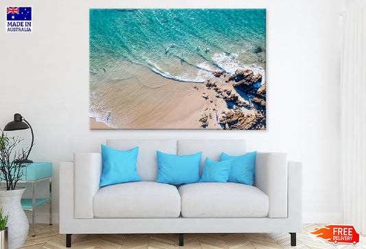 Byron Bay Australia Aerial View Photograph Print 100% Australian Made