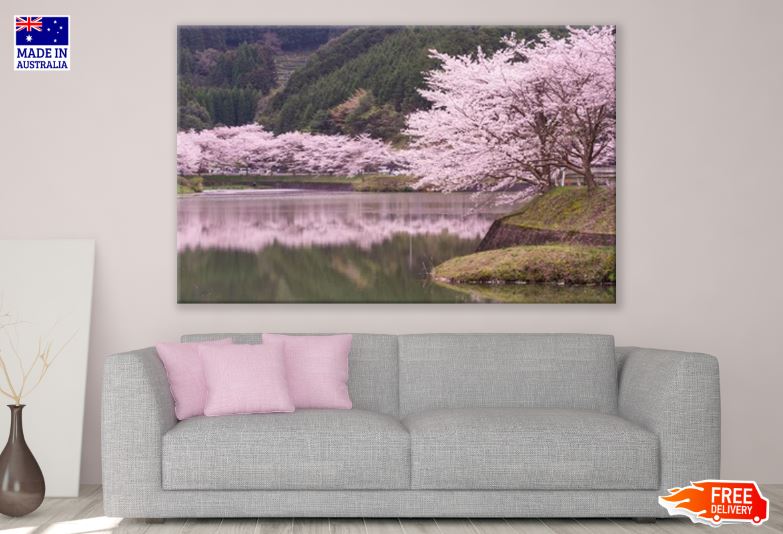 Sakura Blossom Print 100% Australian Made