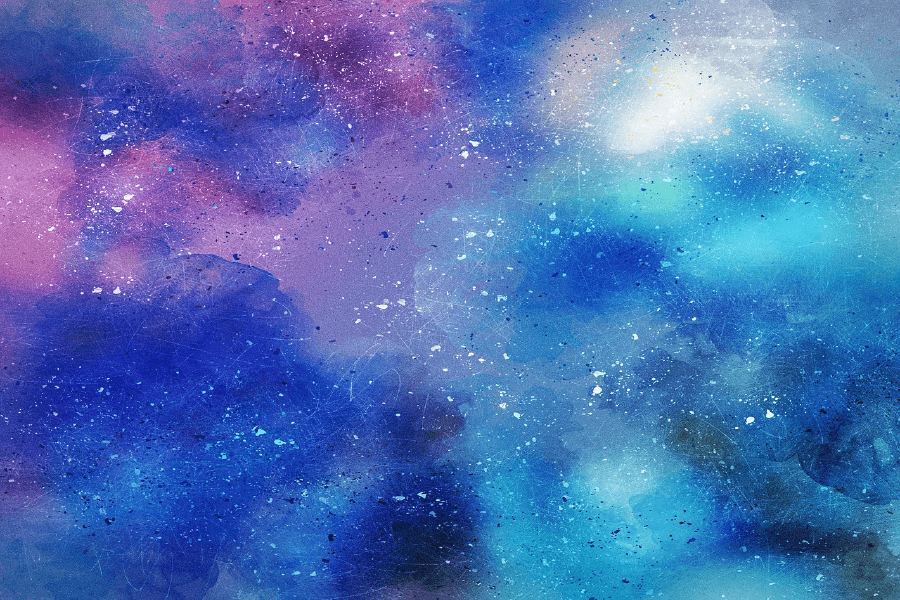 Blue Pink & White Abstract Design Print 100% Australian Made