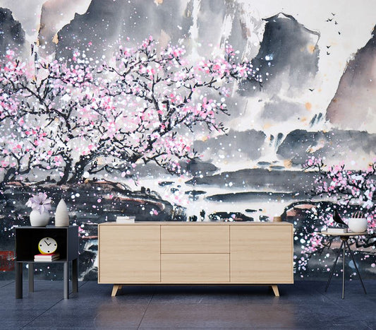 Wallpaper Murals Peel and Stick Removable Landscape Painting High Quality