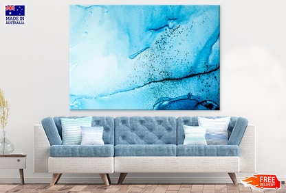 Blue & White Abstract Design Print 100% Australian Made