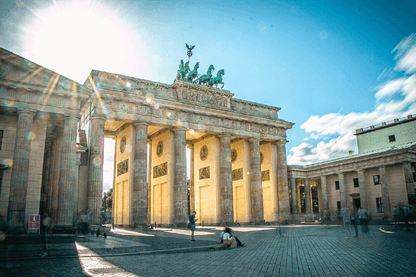 Brandenburg Gate In Germany Print 100% Australian Made