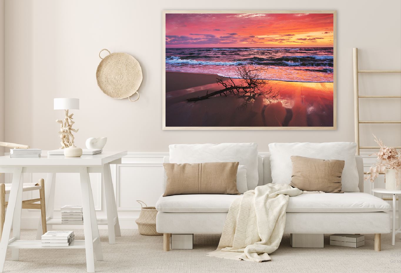 Russia Baltisky Sea Sunset Scenery Photograph Home Decor Premium Quality Poster Print Choose Your Sizes