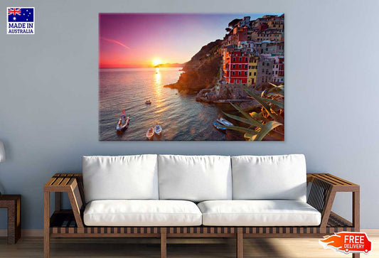 Riomaggiore Village Cinque Terre Photograph Print 100% Australian Made