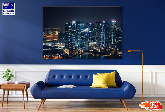 Marina Bay Sands, Singapore Nightscapes Photograph Print 100% Australian Made