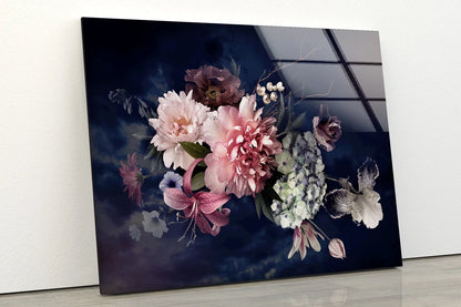 Colorful Flowers Photograph Acrylic Glass Print Tempered Glass Wall Art 100% Made in Australia Ready to Hang