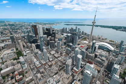 Downtown Toronto Aerial Print 100% Australian Made