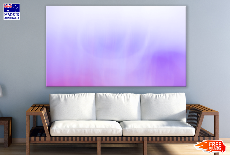 Purple Abstract Design Print 100% Australian Made
