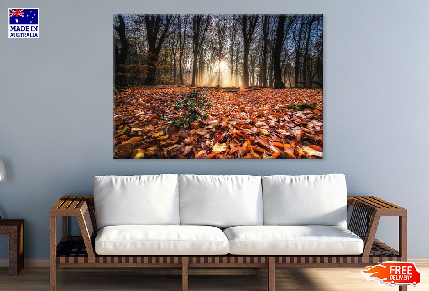 Autumn Tree Forest with Leaves Photograph Print 100% Australian Made