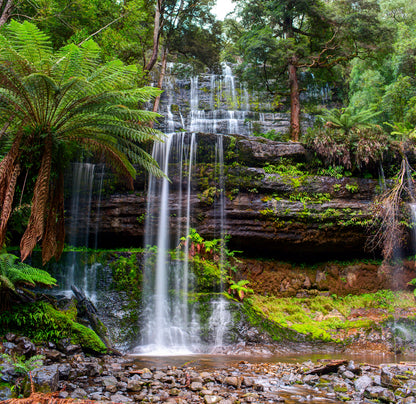 Square Canvas Waterfall Scenery High Quality Print 100% Australian Made