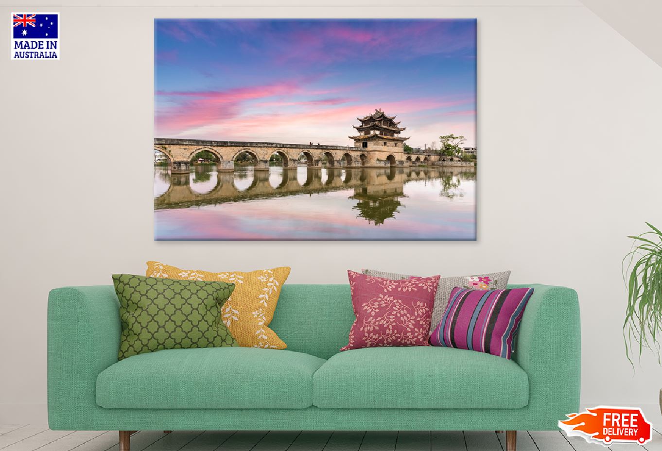 Dragon Bridge Jianshui City View Photograph Print 100% Australian Made