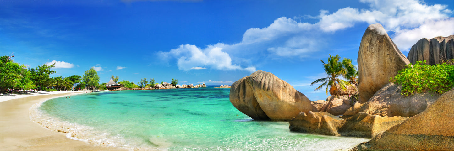 Panoramic Canvas Stunning Sea Scenery Photograph High Quality 100% Australian made wall Canvas Print ready to hang