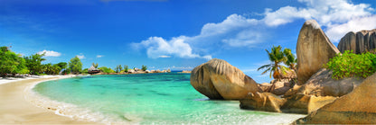 Panoramic Canvas Stunning Sea Scenery Photograph High Quality 100% Australian made wall Canvas Print ready to hang