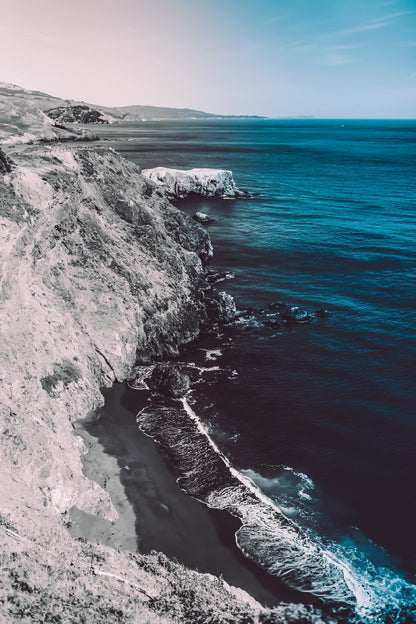 Roche Side Sea Blue Sky Scenery Photograph Print 100% Australian Made