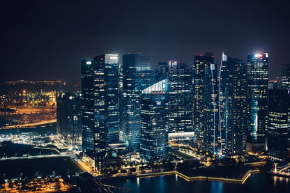 Marina Bay Sands, Singapore Nightscapes Photograph Print 100% Australian Made