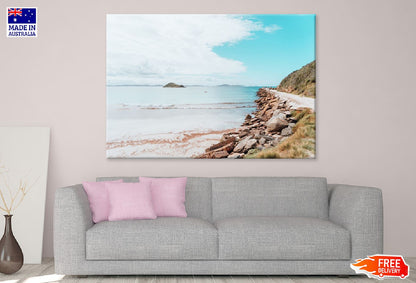 Rio Beach Near Sandy Road View Photograph Print 100% Australian Made