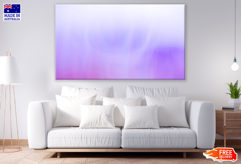 Purple Abstract Design Print 100% Australian Made