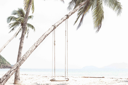 Swin On Plam Tree & Sea View Print 100% Australian Made