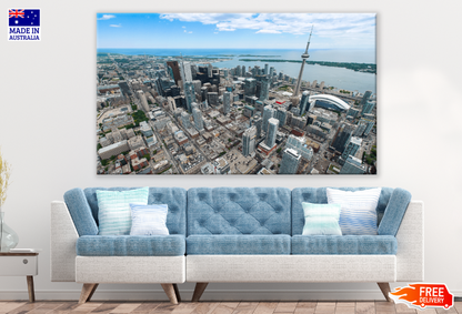 Downtown Toronto Aerial Print 100% Australian Made